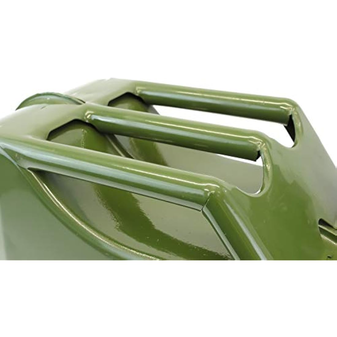 Streetwize - 20L Metal Jerry Can, Green - Fuel Storage, Petrol Can, Diesel Can, Water Storage Container (SWJC20)