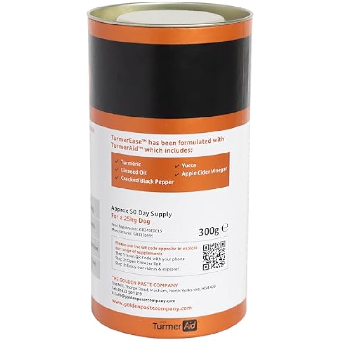 The Golden Paste Company TurmerEase Chicken & Turmeric Joint Supplements for Dogs & Cats - Health, Mobility & Digestion Support - Natural Grain Free Dog Treats - Pet Joint Care, Wellness & Digestion