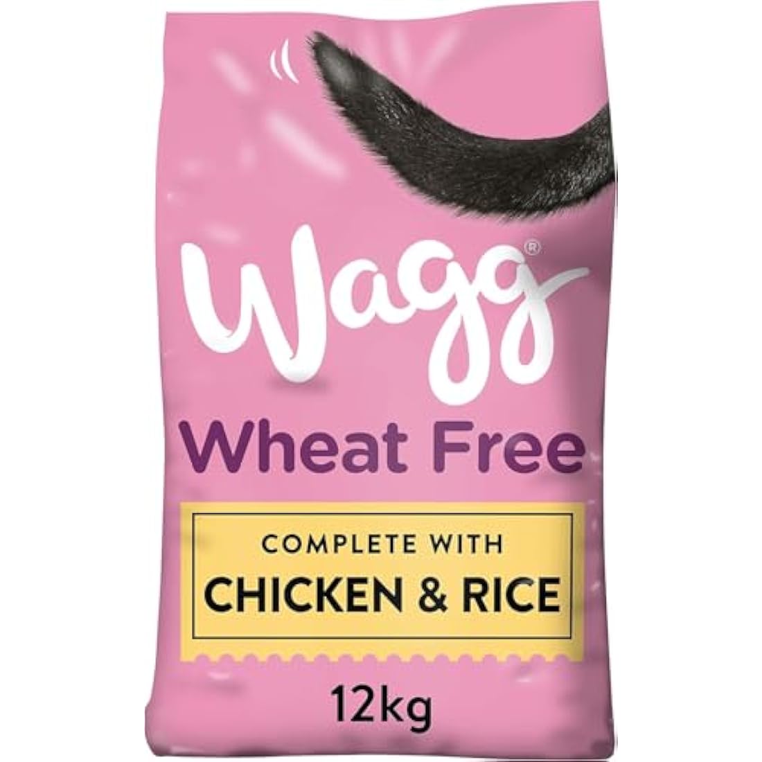 Wagg Wheat Free Complete Dry Adult Dog Food Chicken & Rice 12kg - For Sensitive Stomachs
