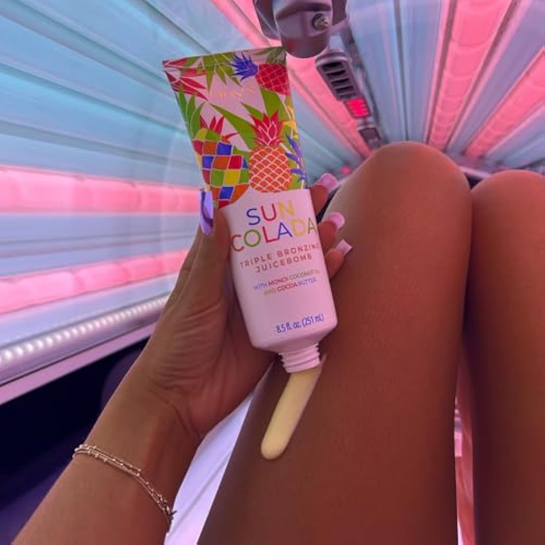 Onyx Suncolada Sunbed Cream | Deep Tan Bronzer & Accelerator for Smooth, Streak Free Finish | Outdoor & Indoor Lotion Enhancer | Moisturising Formula for Long Lasting Results