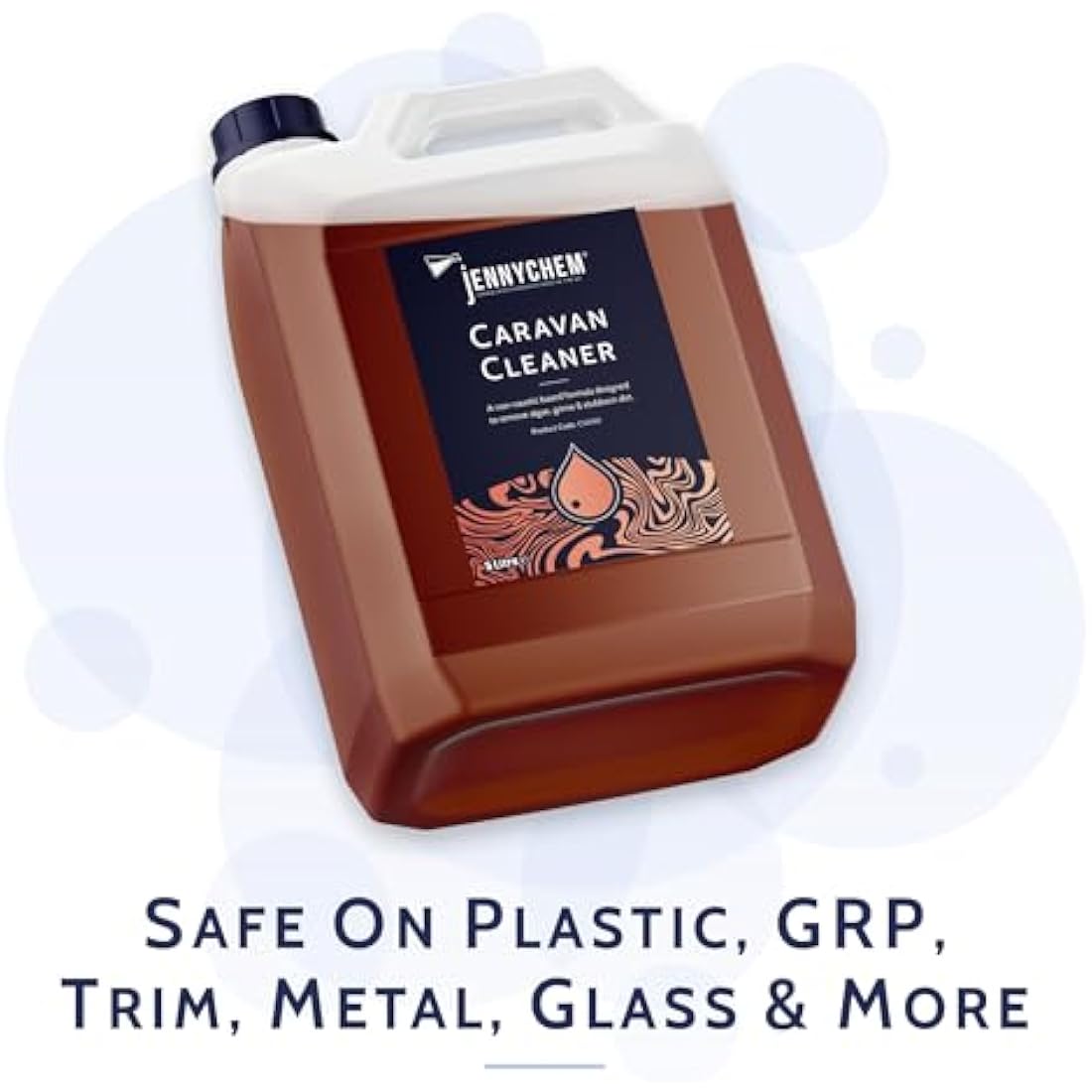 Concentrated Motorhome & Caravan Cleaner (5L) - Campervan Cleaner - Algae and Caravan Black Streak Remover on All Caravan Surfaces