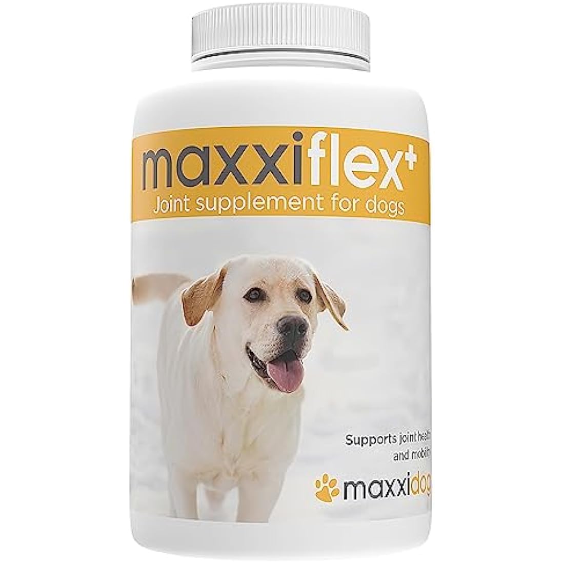 maxxipaws - maxxiflex+ Hip & Joint Supplement for Dogs with Glucosamine, Chondroitin, MSM & Collagen | Mobility, Flexibility & Discomfort Support | Senior, Adult & All Breeds | 120 Tablets