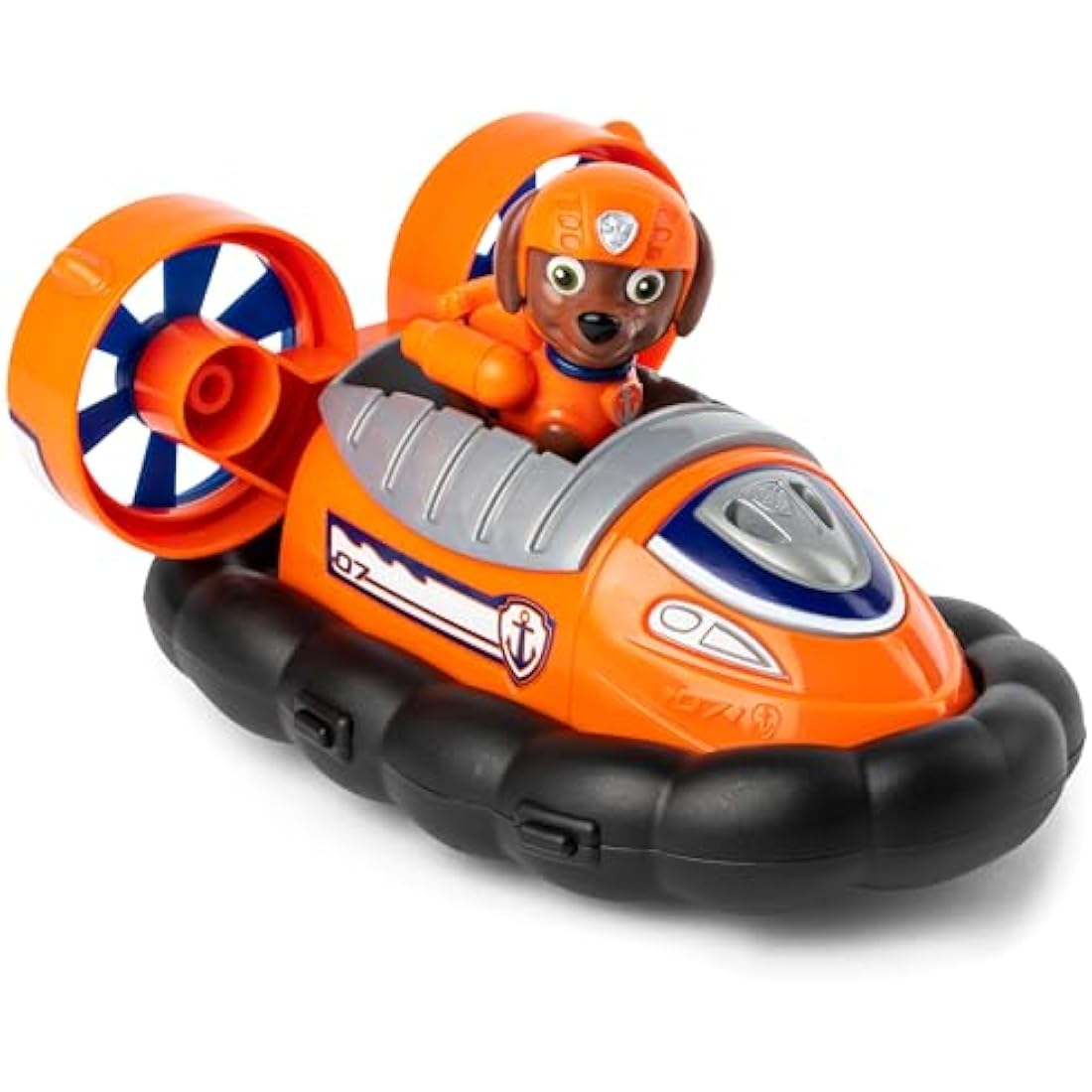 Paw Patrol, Zuma’s Hovercraft, Toy Vehicle with Collectible Action Figure, Sustainably Minded Kids’ Toys for Boys & Girls Aged 3 and Up