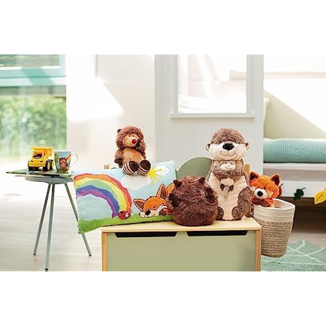 Nici 49151 Cuddly Fox Fridalie 25cm Dangling-Sustainable Made Plush, Cute Soft Toy to Cuddle and Play with, for Children & Adults, Gift idea, Orange, Orange, 25 cm
