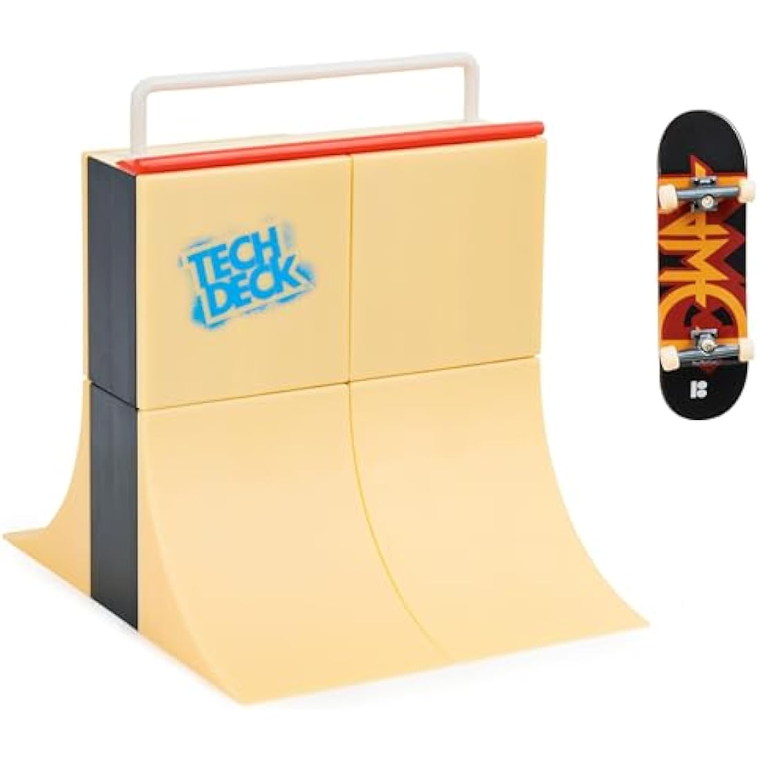Tech Deck, Big Vert Wall X-Connect Park Creator, Customisable and Buildable Ramp Set with Exclusive Fingerboard, Kids’ Toy for Boys and Girls Ages 6 and up