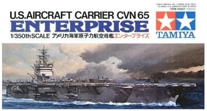 TAMIYA 300078007 US CVN-65 Enterprise Aircraft Carrier Model, 1:350 Scale