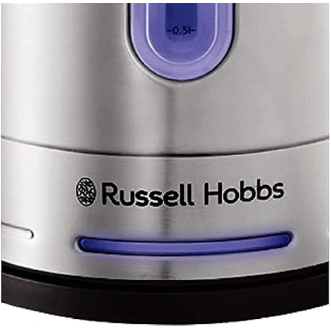 Russell Hobbs Electric Kettle (For Hot Water, Tea or Coffee, 1.7L, Brushed stainless steel, Quiet boil technology, Rapid Boil, Perfect pour) Quiet Boil 26300