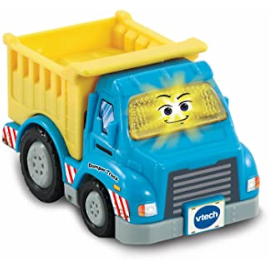VTech Toot-Toot Drivers Dumper Truck, Toy Car for 1 Year Old, Pretend Play with Lights & Sounds, Interactive Toddlers Toy for 12 Months, 2, 3, 4 +, English Version