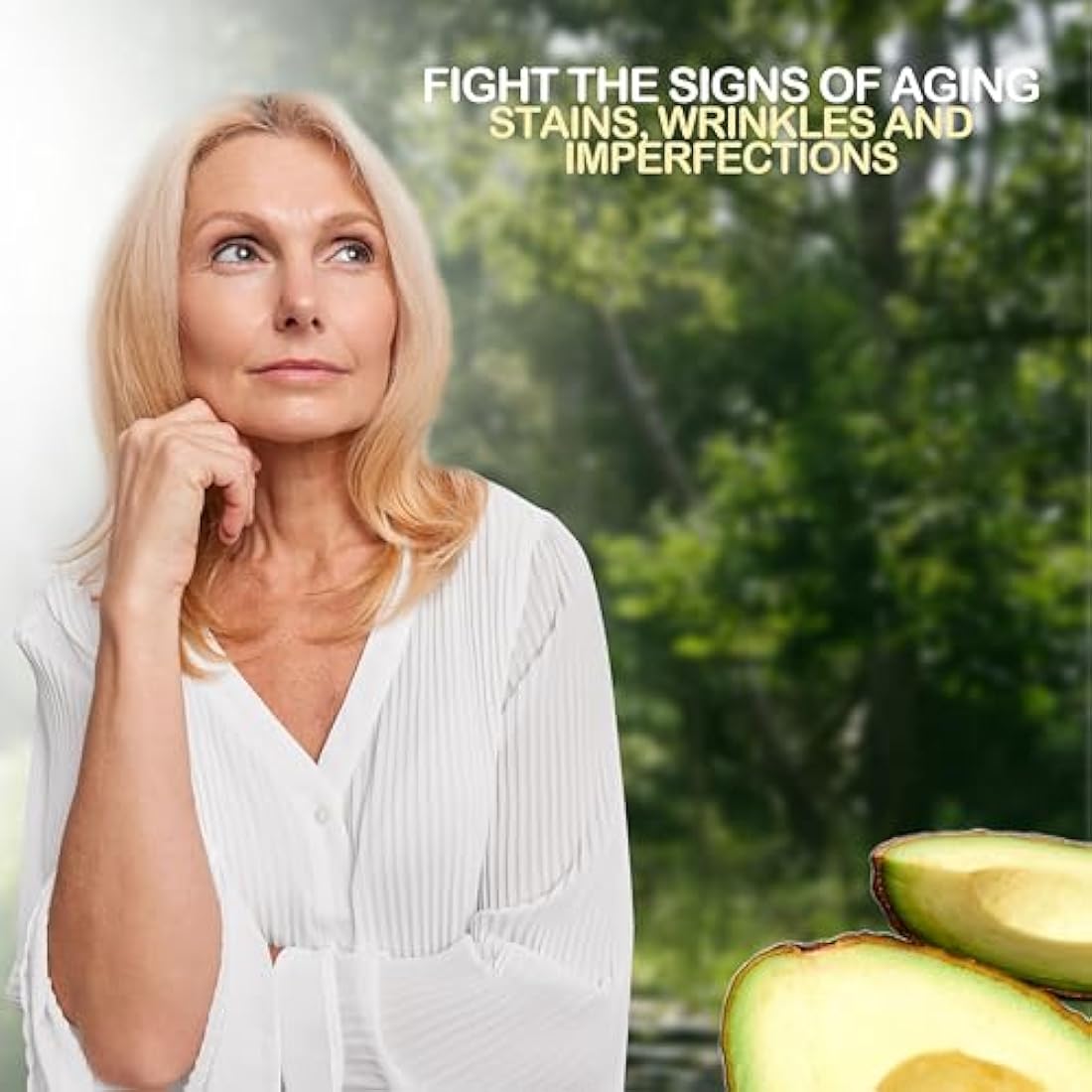 Organic Cold Pressed Avocado Oil Anti-Wrinkle & Anti-Stretch Mark Properties | Hair and Eyelash Fortifier | Makeup Remover | Body Massage Oil | Nail Care, 1000ml