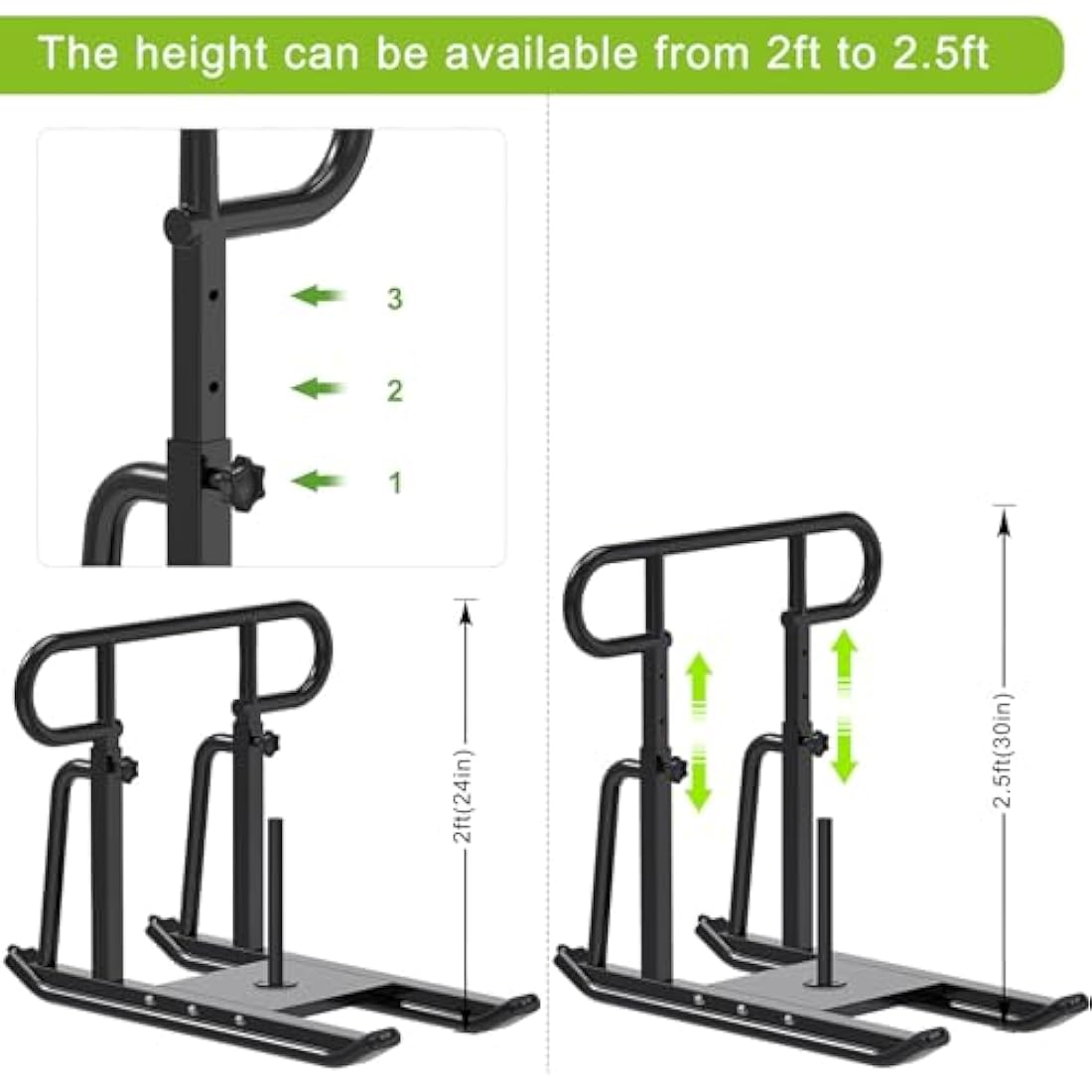 Kipika Weight Sled, Fitness Sled, Fitness Strength Training Sled, Speed Training Sled - Heavy-Duty Weight Training Equipment for Muscle Building and Explosive Power - Suitable for 1” & 2“ Weight Plate