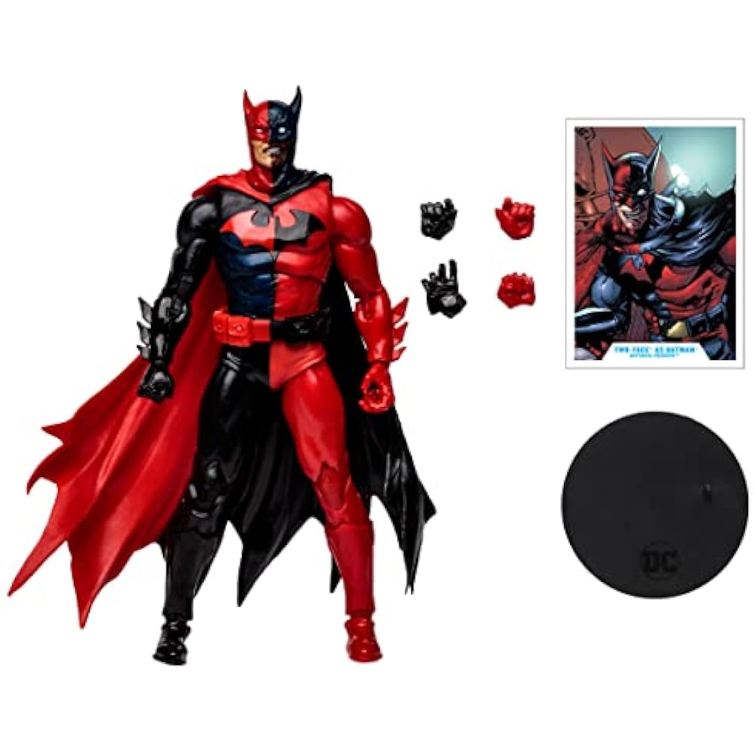 McFarlane Toys DC Multiverse Two-Face as Batman (Batman: Reborn) 7-Inch Action Figure, Ages 12+ Multicolour DC Comics