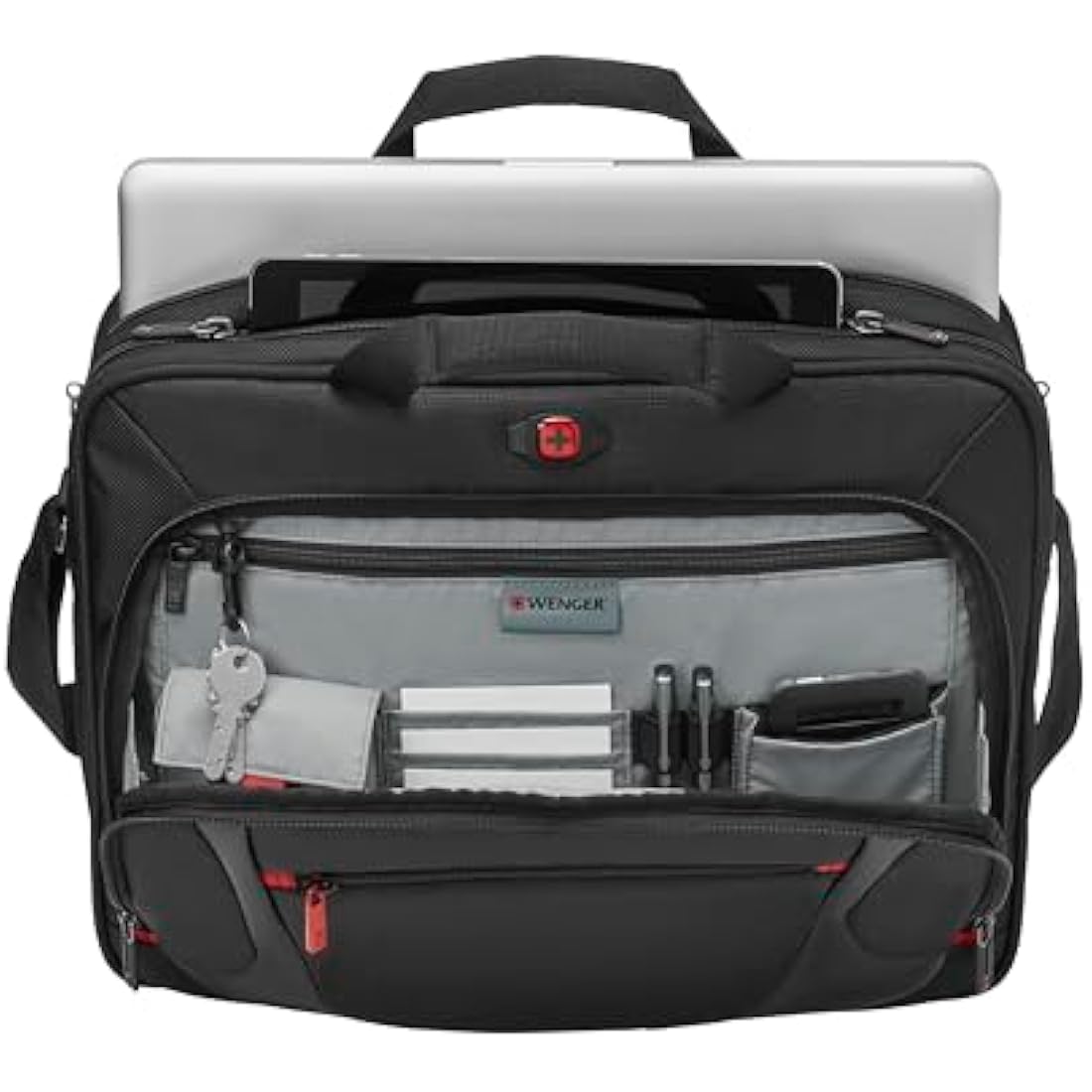 Wenger Sensor 600643, 15 Inch Laptop Briefcase, 9 Litre, Black, 33 x 15 x 40 cm