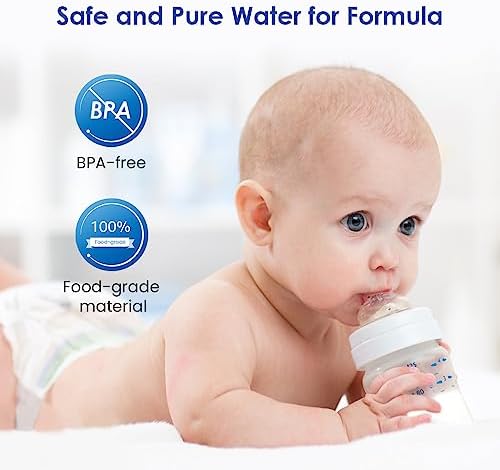 Waterdrop Filter Cartridge, Compatible with Tommee Tippee® Closer to Nature® Perfect Prep® Machine, New Lid, Reduce PFAS, PFOA/PFOS (Pack of 4)