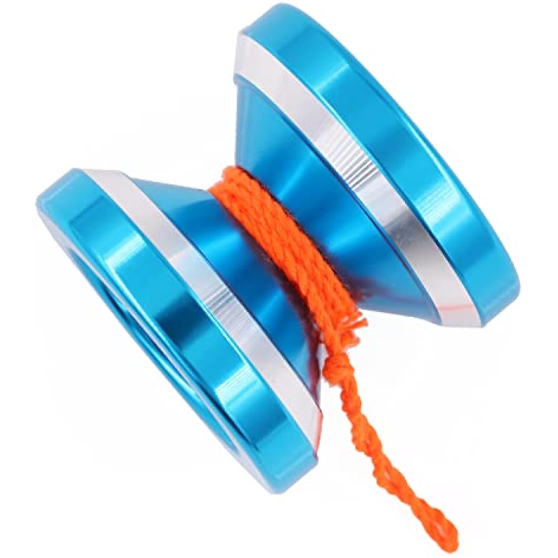 MAGICYOYO N8 Yoyos Pro Responsive Yoyo & Unresponsive Yo-yo for Kids Teens Adults, Beginners to Advanced Yo-yos, Yo Yo Metal with Unresponsive Bearing+12 Yo-Yos Strings+ Remover+ Glove+ Bag, Blue