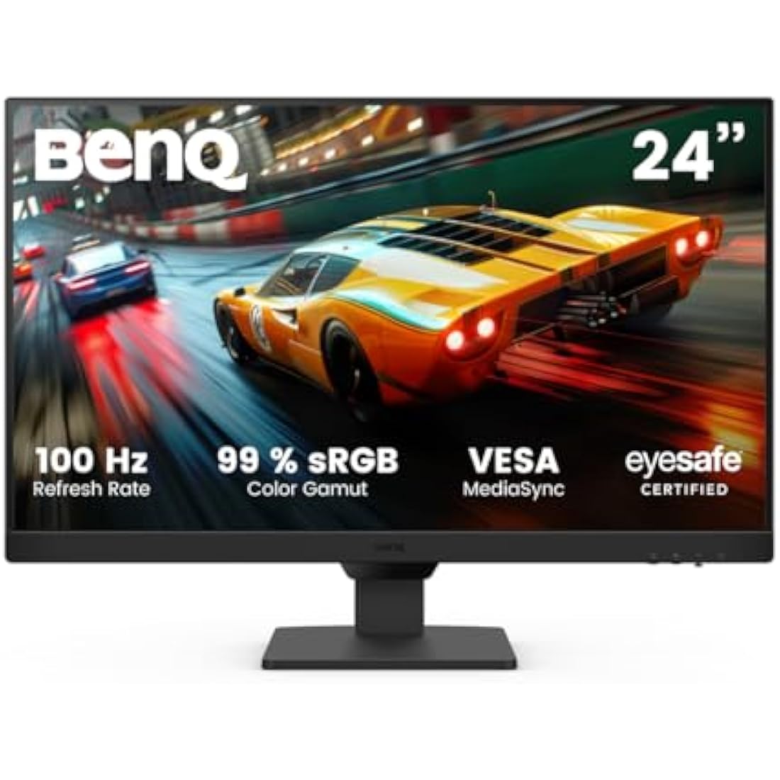 BenQ GW2490E 24 Inch Monitor, Gaming 100Hz, Full-HD, IPS, Eye-Care, HDMI, DP