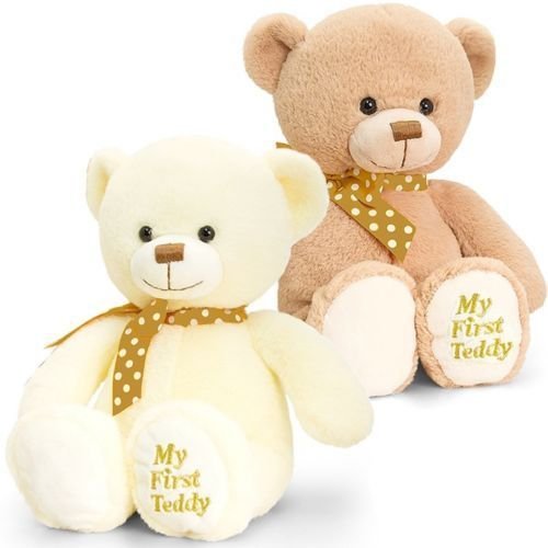 Keel Toys 20cm Supersoft My First Teddy 2 Asstd (brown)