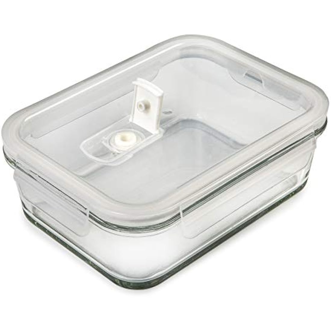 [5-Pack] Food Prep & Storage Glass Containers with Lids - Airtight Glass Meal Prep Containers Reusable (880 Millilitres - 1 Compartment)