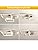 Depuley 40W LED Modern Dimmable Ceiling Lamp with Remote Control, 4 Built-in LED Boards 3000K-6000K, Aluminum Lights for Bedroom, Dining Room, Living Room, Office