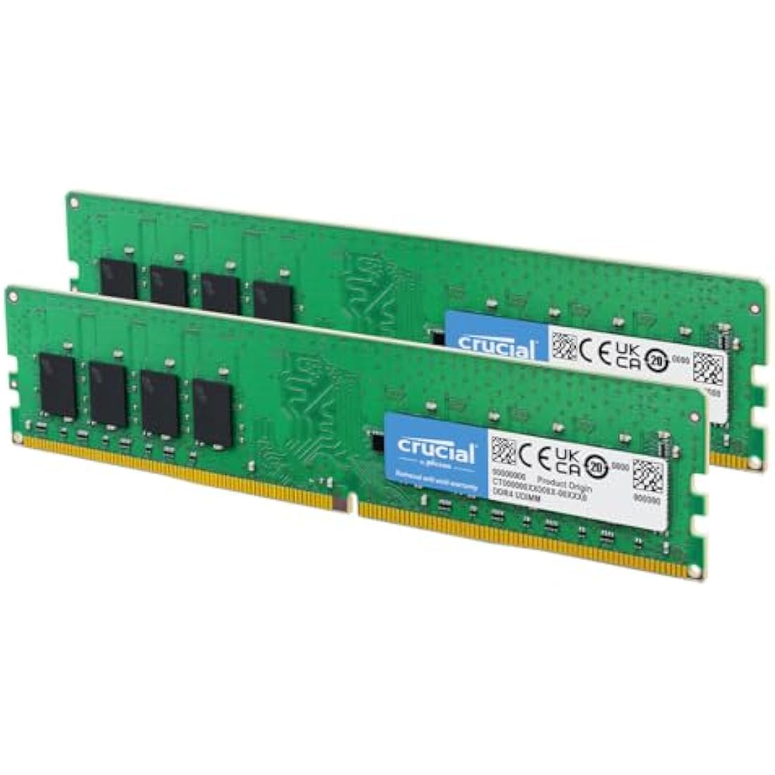 Crucial RAM 32GB Kit (2x16GB) DDR4 3200MHz CL22 (or 2933MHz or 2666MHz) Desktop Memory CT2K16G4DFRA32A