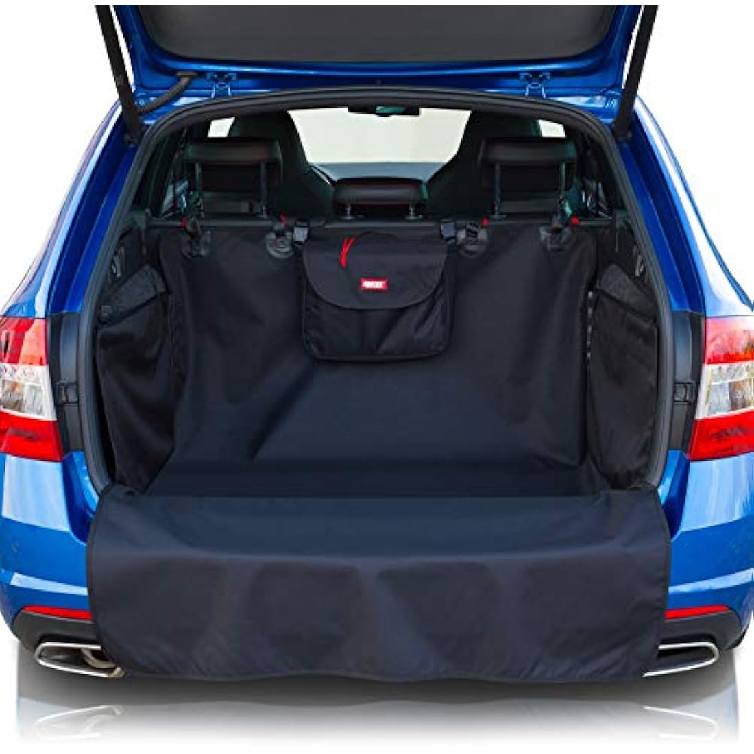 BARTSTR Car Boot Protector Dog 187 x 105 cm, Universal for Estate Boot Protective Mat, Water-Repellent and Bumper Protection, Plus Shoulder Bag