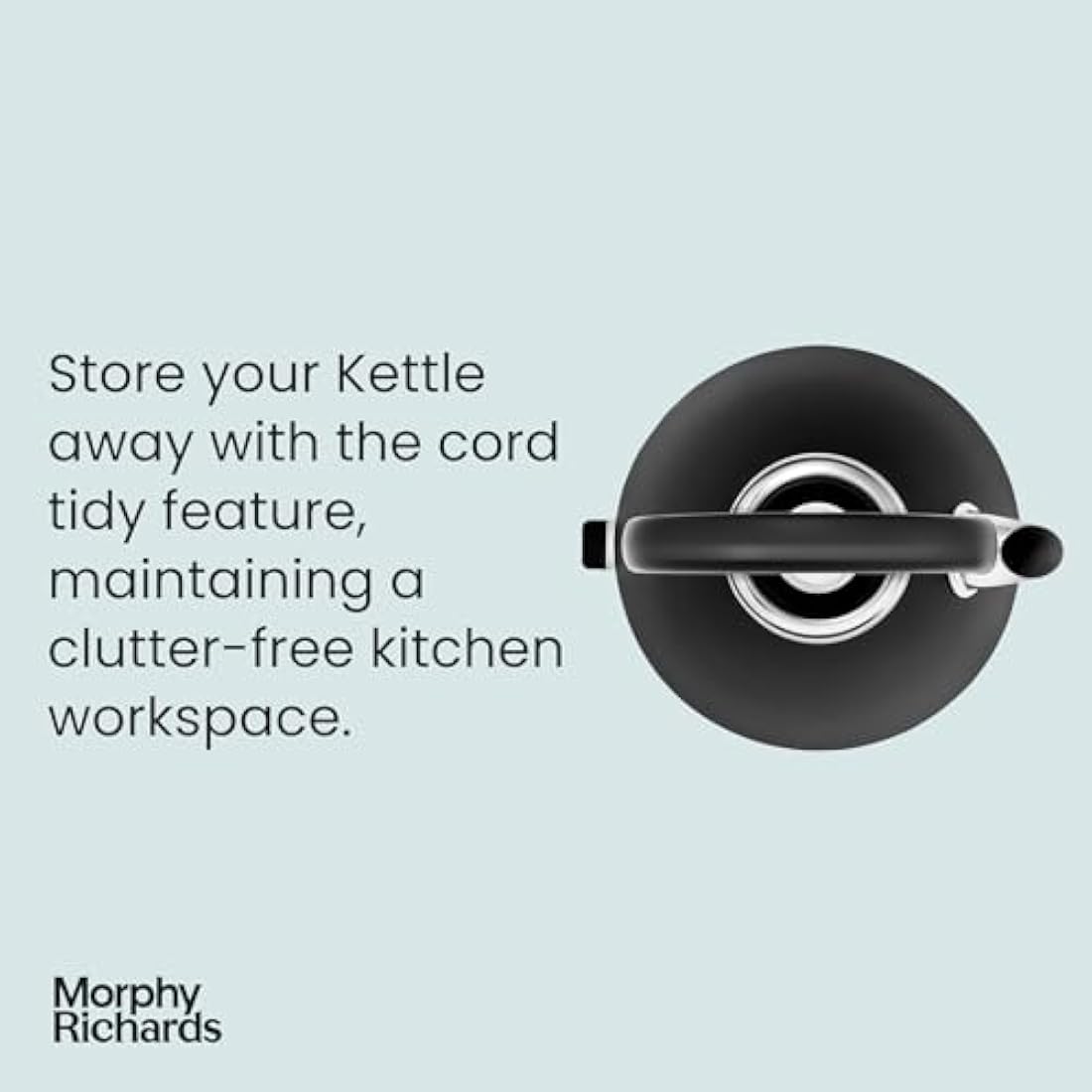 Morphy Richards 100131 Venture Pyramid Kettle Black