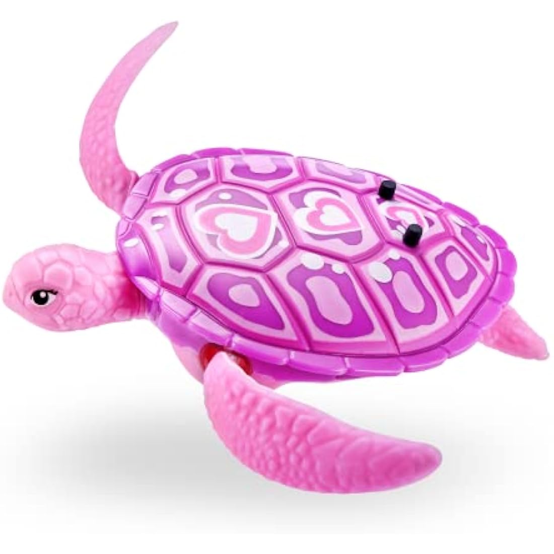 Robo Turtle Robotic Swimming Turtle by ZURU, Swims, Battery Powered, Toy Turtle, bath Toy(2 Pack, Orange & Blue)