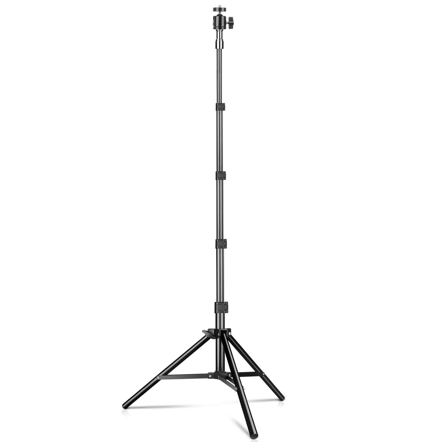 Aluminium 1.5 m/59inches Light Stand,KIBTOY 3.6 Kilograms/8 Pounds Load Capacity photography stand,Foldable and Protable Sturdy Tripod Stand for
