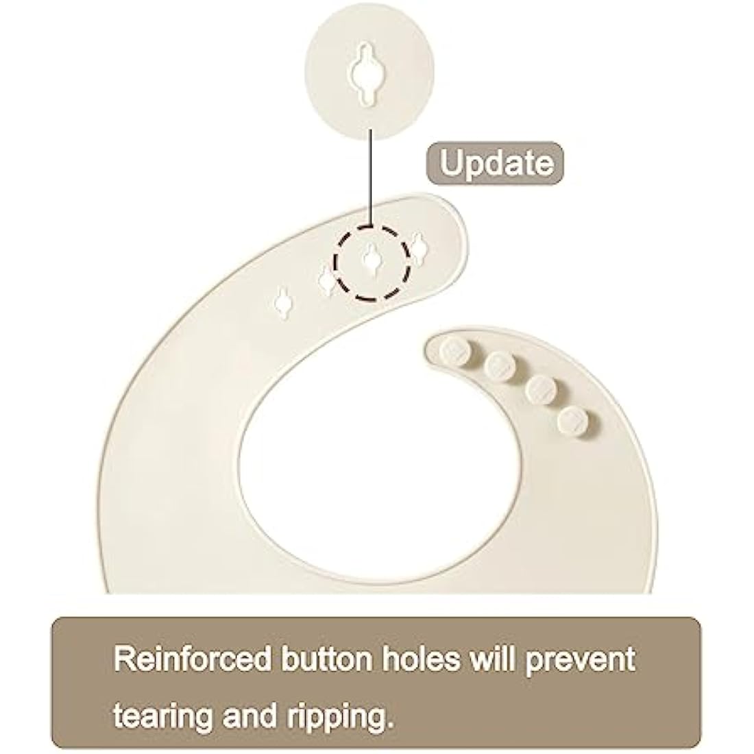 PandaEar 3 Pack Silicone Bibs for Babies & Toddlers, Waterproof Baby Bibs 6-12-18 months for Weaning, BPA Free Adjustable Baby Feeding Bib with Large Pocket Food Catcher