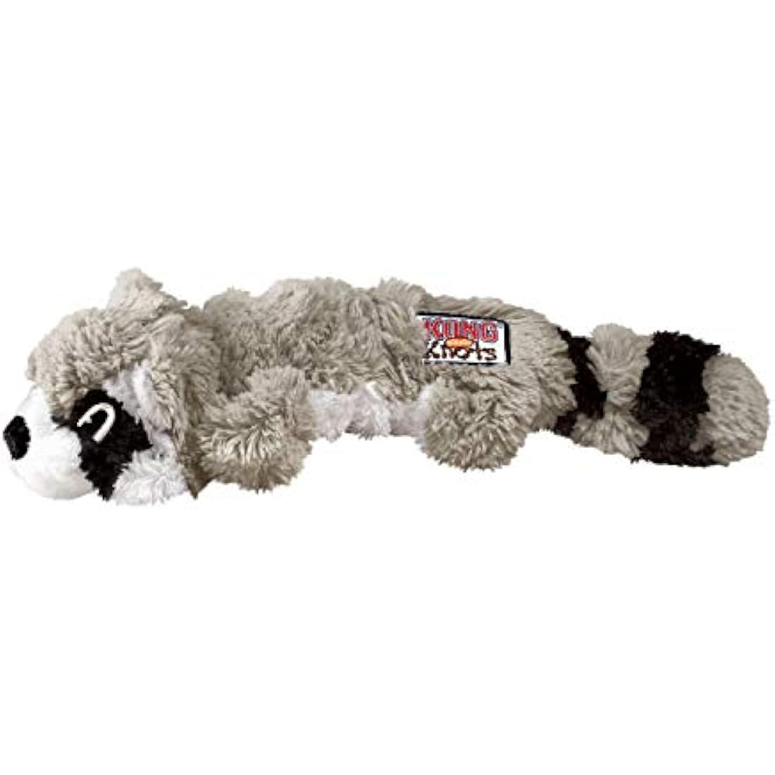 KONG - Scrunch Knots Raccoon - Internal Knotted Ropes and Minimal Stuffing for Less Mess - For Medium/Large Dogs