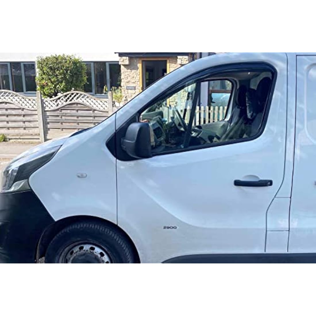 AUTO CLOVER Wind Deflectors Set for Vauxhall/Opel Vivaro MK2 2015-2019 (2 pieces)