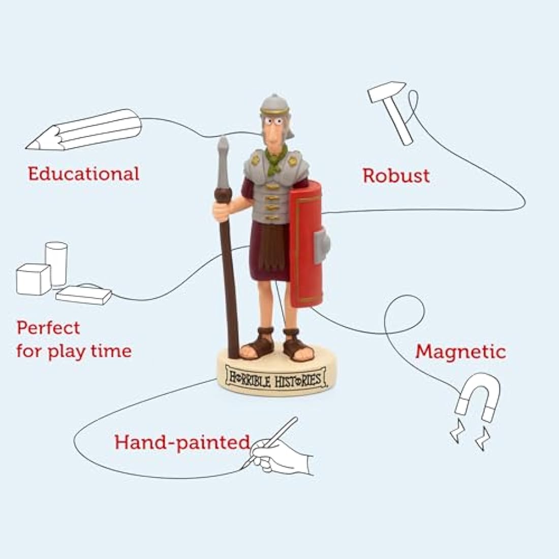 tonies Horrible Histories Rotten Romans Audio Character - Horrible Histories Audiobooks for Children