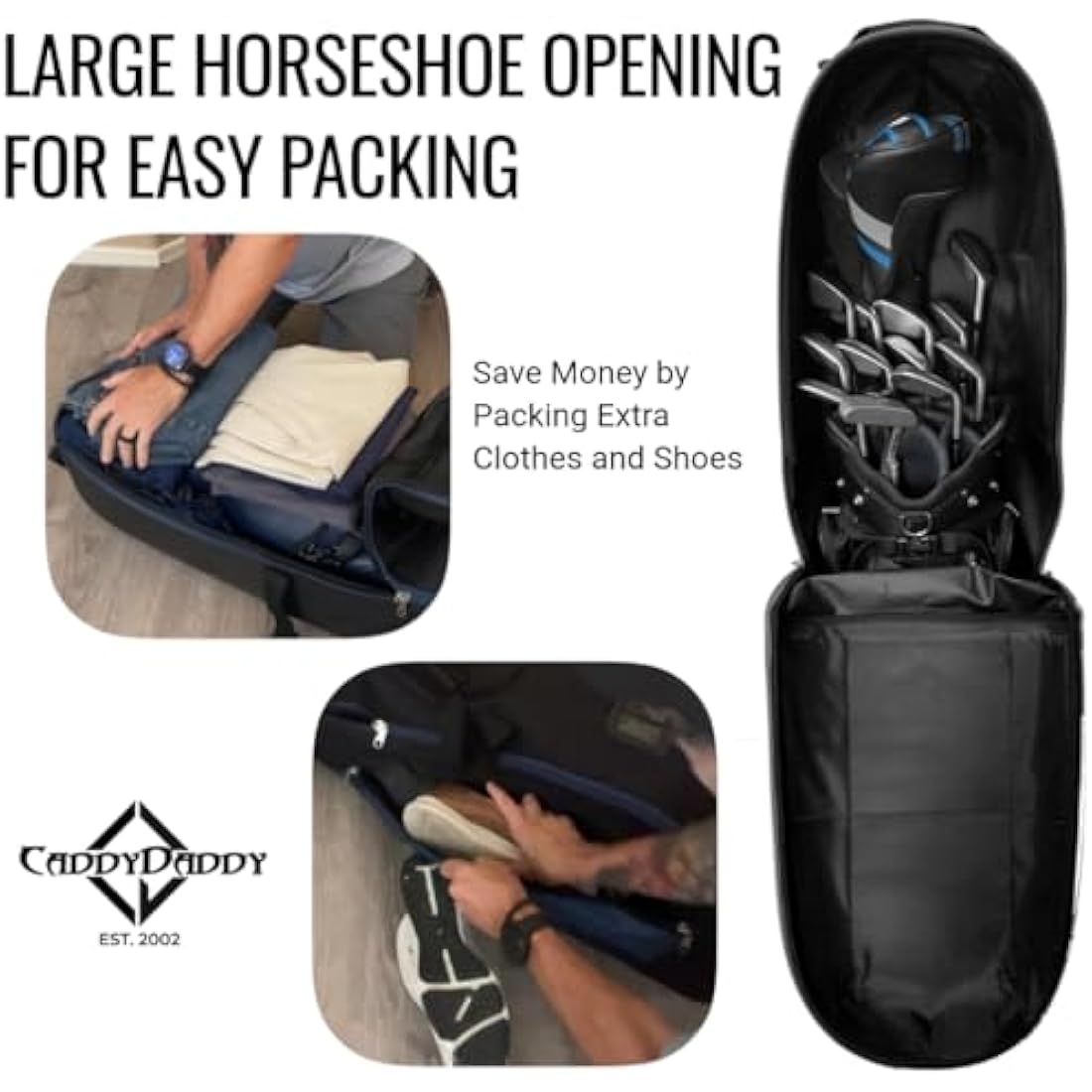 CaddyDaddy Golf- Enforcer Hard Top Travel Cover