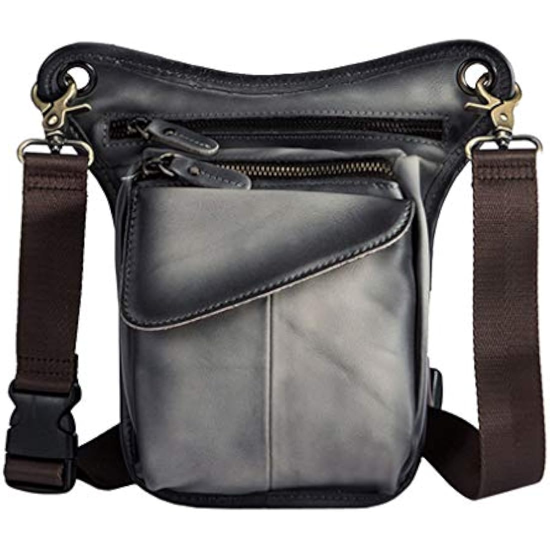 Leather Waist Pack for Men Women