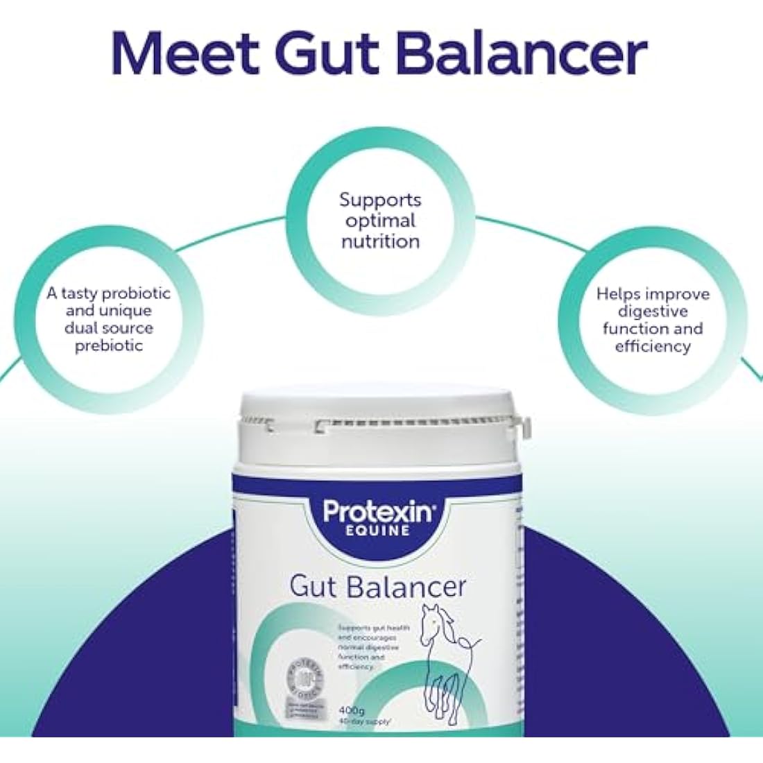 Protexin Equine Horse & Pony Gut Balancer, 700g, Advanced Digestive Support