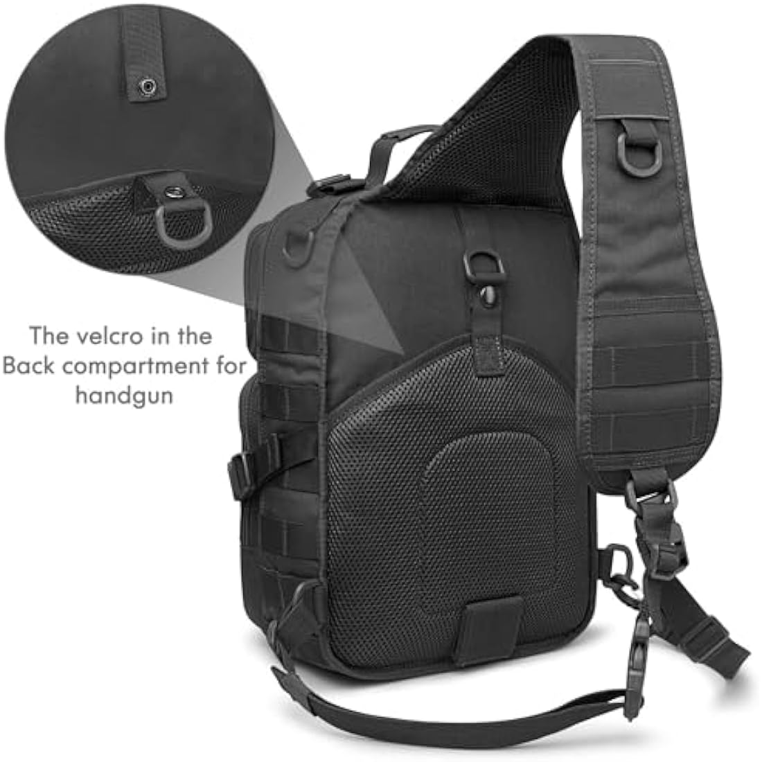 G4Free Tactical Sling Backpack Big Molle EDC Range Bag Pack Assault Military Shoulder Rucksack One Strap Daypack