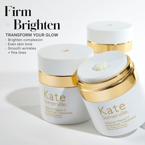 Kate Somerville Retinol Vitamin C Moisturiser - Anti-Ageing Vitamin C Overnight Face Cream, Retinol Night Skincare, 50ml