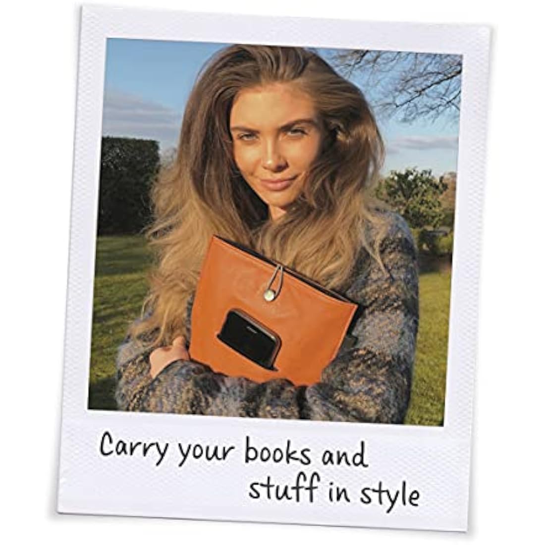 Bookaroo Books & Stuff Pouch Brown