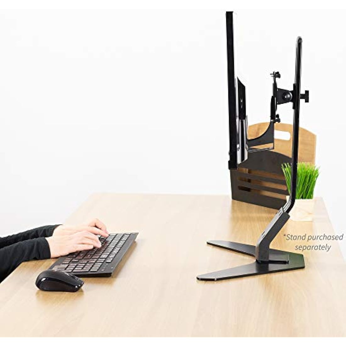 VIVO Quick Attach VESA Adapter Plate, Designed for Acer and Viewsonic Monitors Including R240HY bidx, SB220Q, RT240Y, R221Q, RT270, G227HQL, VX2276-smhd, and More, VESA up to 100x100 (MOUNT-AR240H)