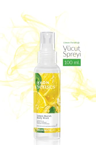Avon Senses Body Mist 100ml (Lemon Burst Lemon & Basil Scent)