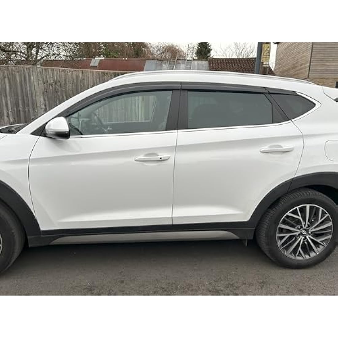 AUTO CLOVER Wind Deflectors Set for Hyundai Tucson 2015-2020 (6 pieces)