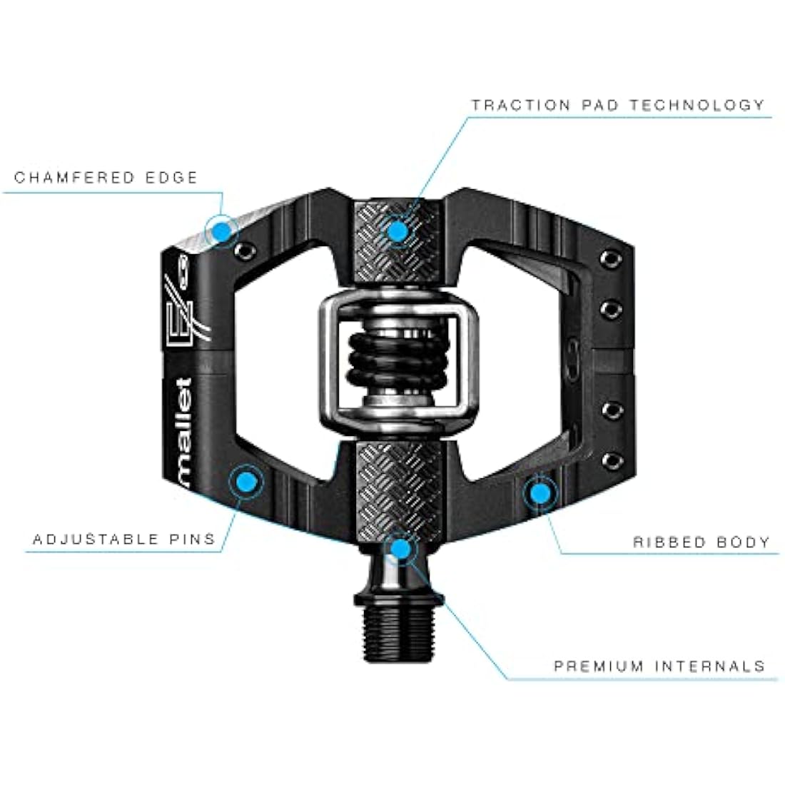 Crankbrothers Mallet Enduro Pedals, unisex, Mallet Enduro