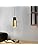 ouglres Black Gold Industrial Cylinder Hanging Lamp, 1 Flame Wood, Kitchen Island Pendant Light, Aluminium Lampshade, Vintage E27 for Bedroom, Dining Room, Bar, Adjustable Height