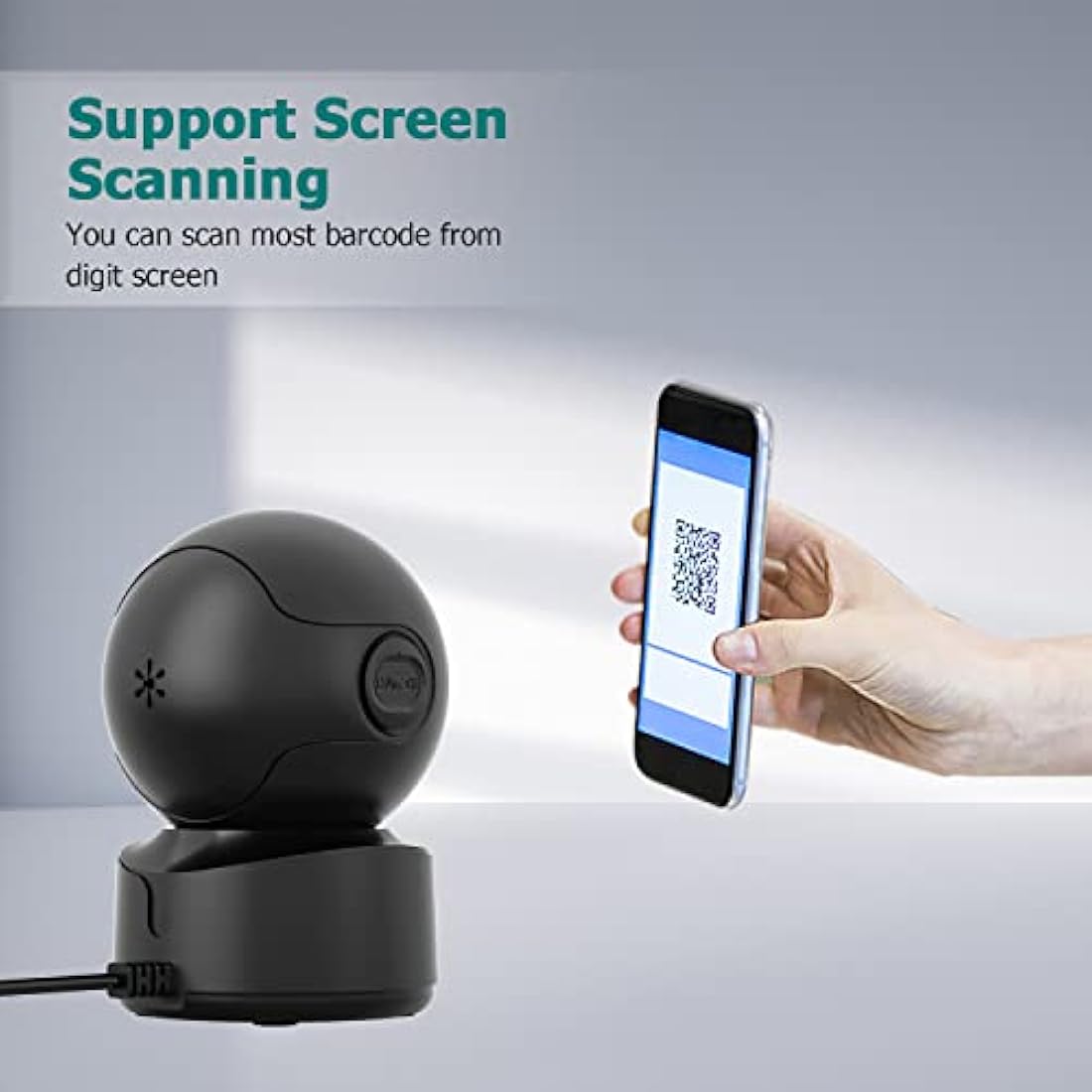 NetumScan Automatic Omnidirectional Desktop Barcode Scanner, Hands-Free USB Wired QR Barcode Reader, 1D 2D Bar Code Image Sensing for Supermarket, Retail Store, Warehouse, Bookstore Pos System NSA5