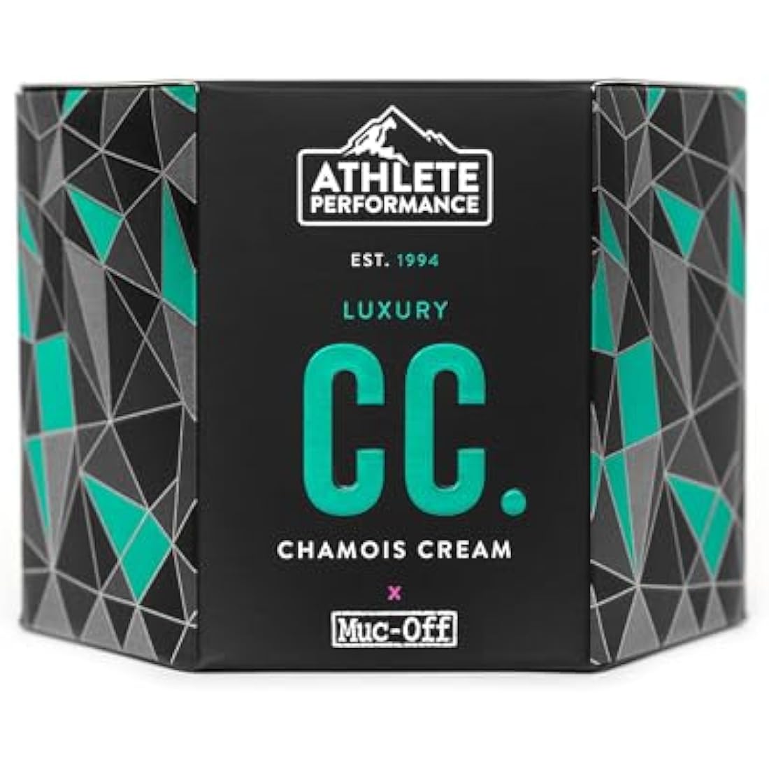 Muc-Off Luxury Chamois Cream, 250ml - Cooling Anti Chafing Cream, Ultra-Hydrating Moisturiser - Chamois Cream for Cyclists, Runners, Triathletes, Black