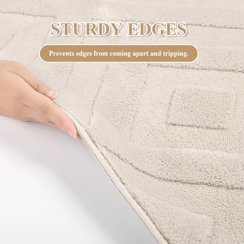 Enyhom Washable Rugs Living Room 120 x 160 cm Anti Slip Rugs Classic Large Rugs for Bedroom Short Pile Modern Design Floor Mat Soft Touch Geometric