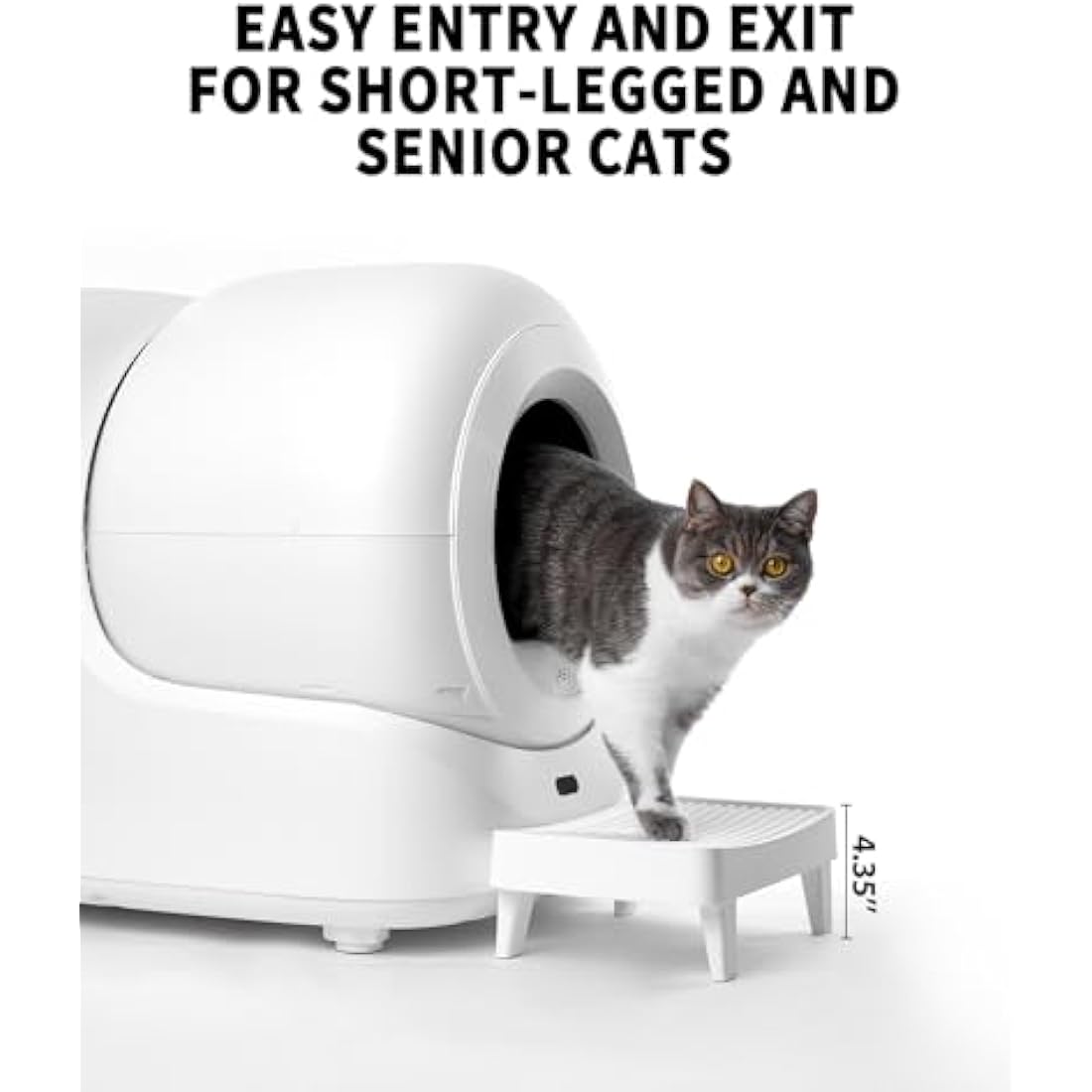 PETKIT Easy-Step Pedal for Entry and Exit, Compatible with Pura X, Pura Max, Pura Max 2, Purobot Max Pro and Purobot Ultra, Cat Litter Trapping, Scatter Control, Easy Clean