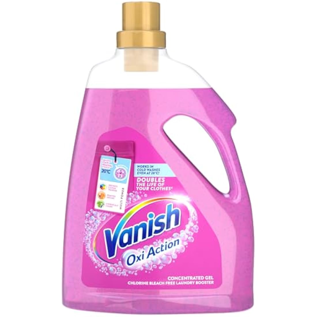 Vanish Gold Oxi Action Gel Stain Remover Fabric Clothes Colour Safe 2250ml