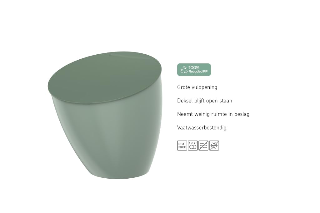 Mepal Waste Bin Calypso 2.2 L, Nordic Blue