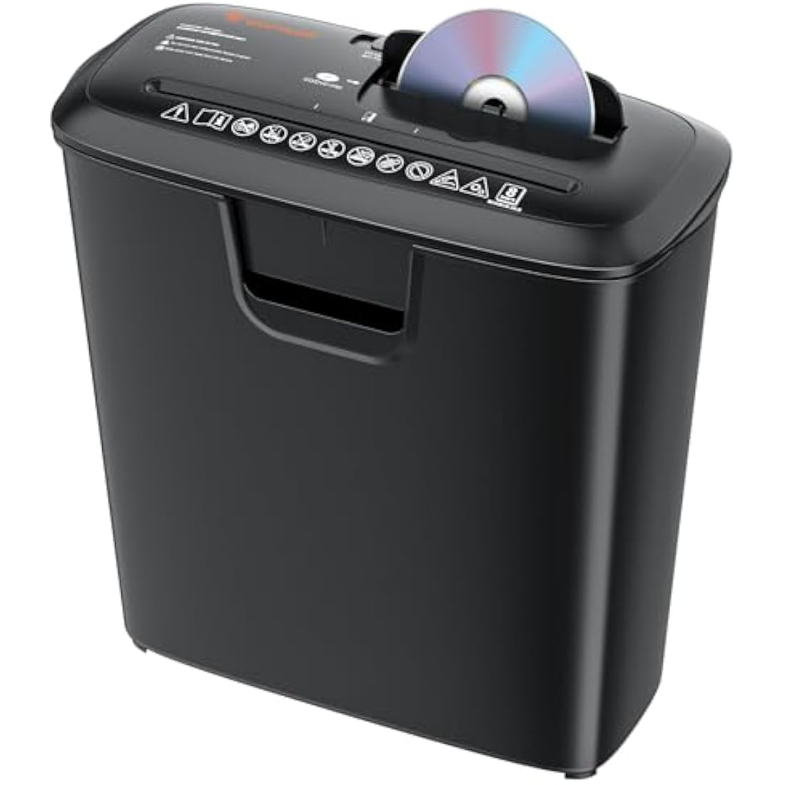 Bonsaii Paper Shredder for Home Use, 8-Sheet StripCut Home Office Shredder, CD/Credit Card Shredder Machine with Overheat Protection, 13 Litres Wastebasket, Black (S120-C)
