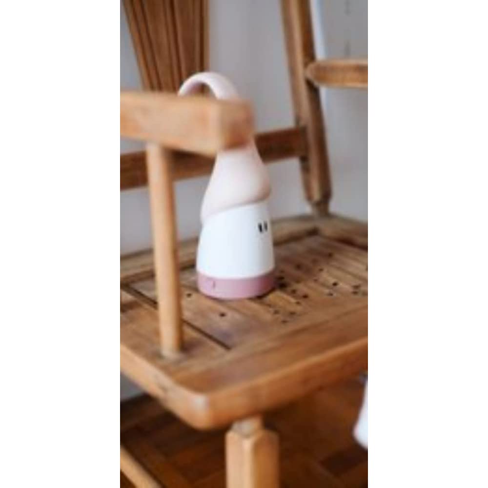 BABA - Night light for Baby and Kid - Rechargeable - Cordless & portable - Soft light - Ergonomic: hooks onto handles and crib bars - 90hrs battery